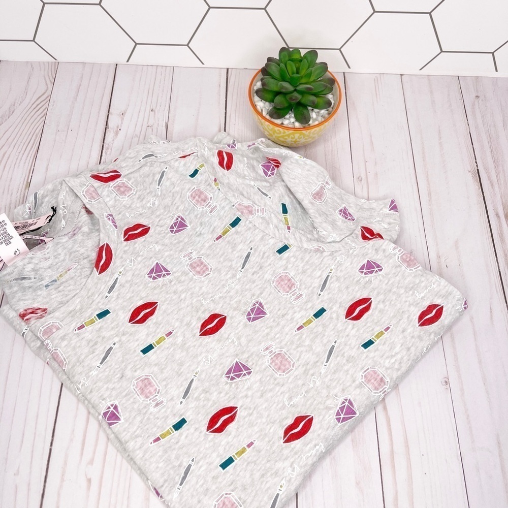 Victoria's Secret Fashion Print Top Tee Xlarge - Picture 4 of 4